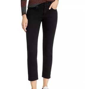 Rag & Bone High Rise Straight Black Dre Jeans 28